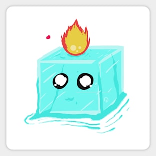 elemental love Magnet